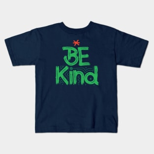 Be Kind green Kids T-Shirt